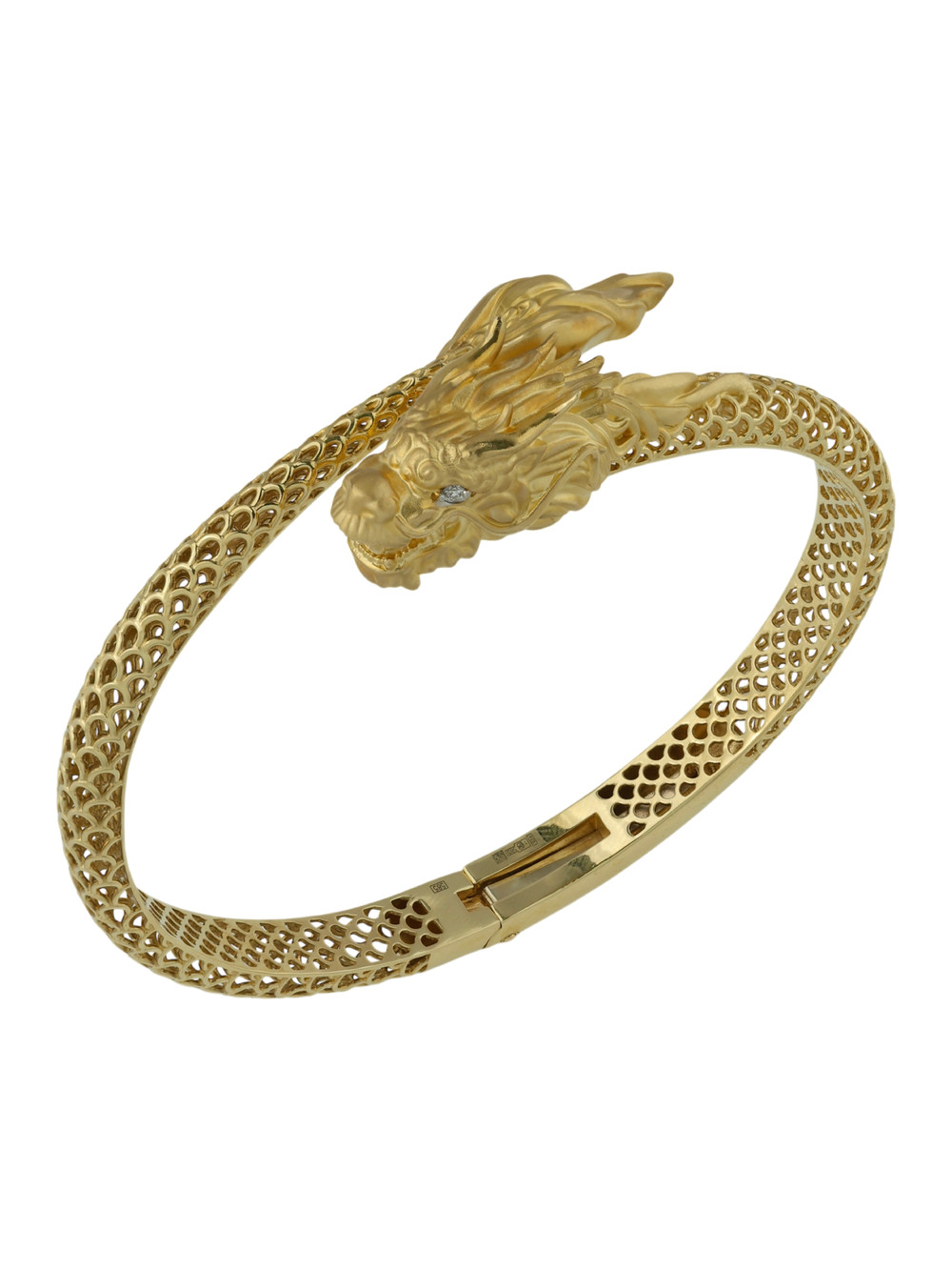 Браслет из лимонного золота c бриллиантами