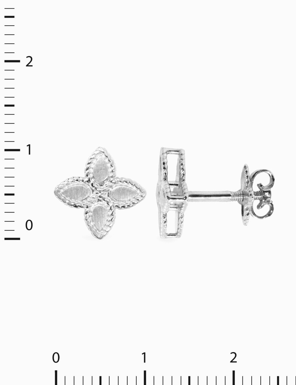 Серьги из белого золота 585 пробы