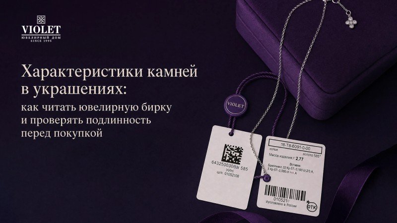 Характеристики камней в украшениях: как читать ювелирную бирку и проверять подлинность перед покупкой