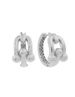 Серьги из белого золота 585 пробы