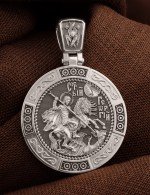 Образок из белого золота 585 пробы