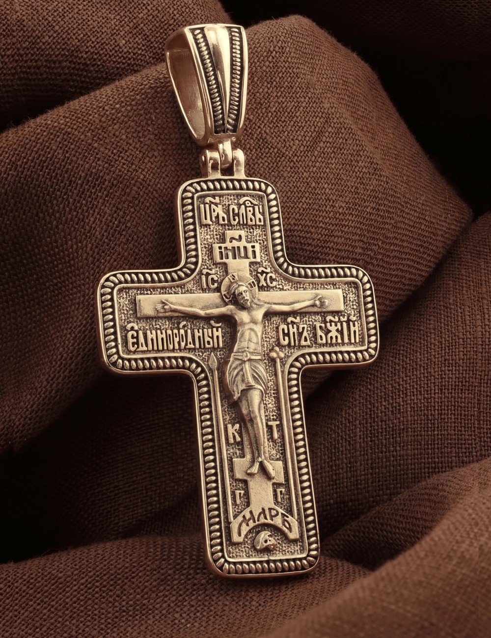 Крест из золота 585 пробы