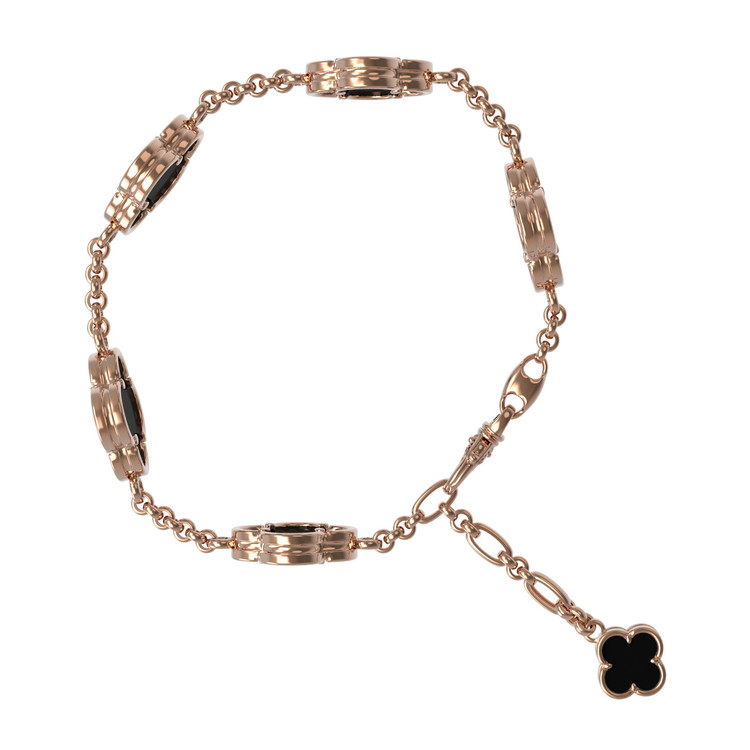 Браслет из золота c ониксом