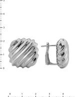 Серьги из белого золота 585 пробы