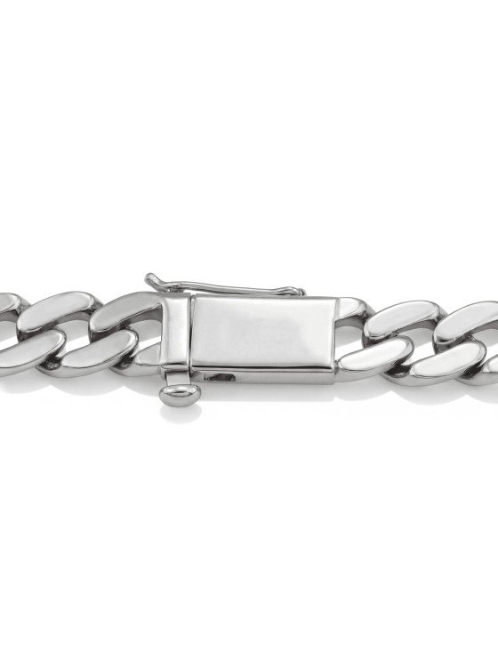 Браслет из белого золота c бриллиантами и изумрудом