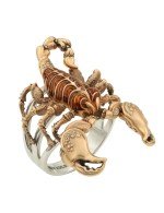 Кольцо из золота 585 пробы c эмалью