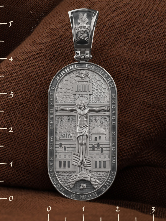 Образок из белого золота