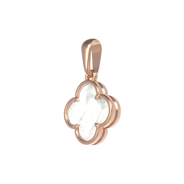 Подвеска из золота c перламутром