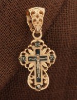 Крест из золота 585 пробы