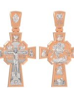 Крест из золота 585 пробы