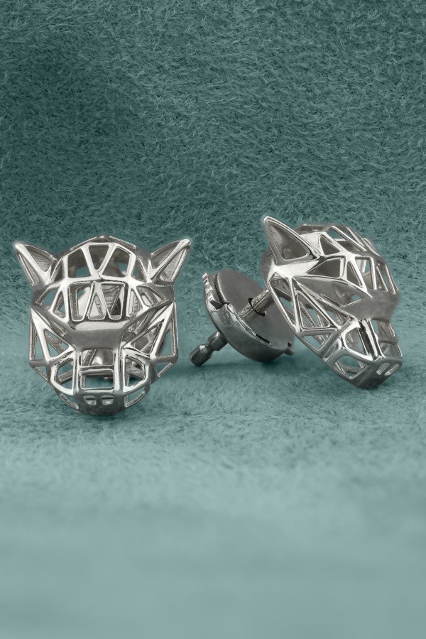 Серьги из белого золота 585 пробы