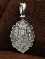 Образок из белого золота 585 пробы