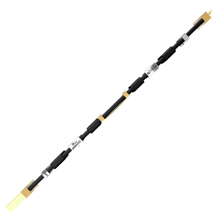 Браслет из лимонного золота c кожаным шнурком