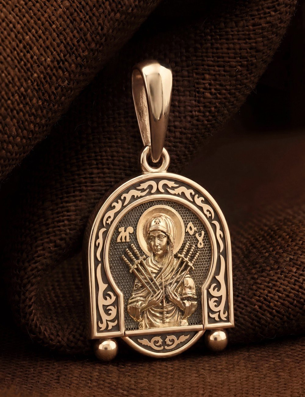 Образок из золота 585 пробы