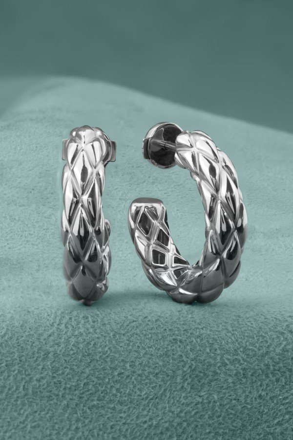 Серьги из белого золота 585 пробы