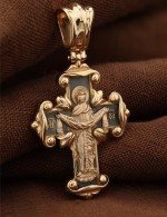 Крест из золота 585 пробы