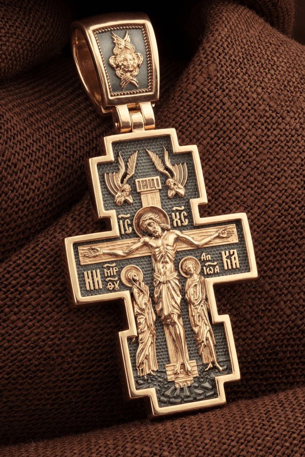 Крест из золота 585 пробы