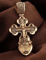 Крест из золота 585 пробы