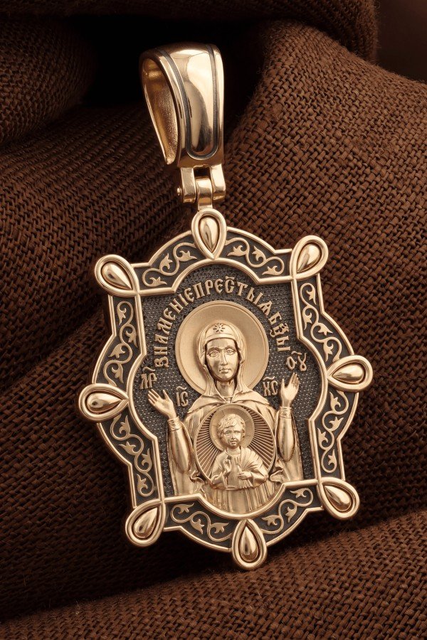 Образок из золота 585 пробы
