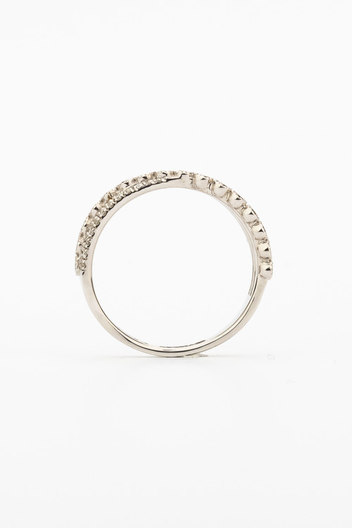 Кольцо из белого золота c бриллиантами