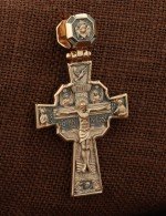 Крест из золота 585 пробы