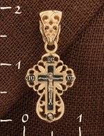 Крест из золота 585 пробы