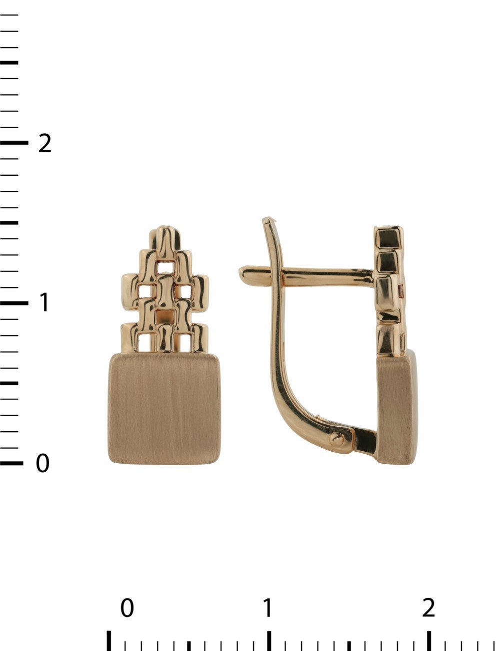 Серьги из золота 585 пробы