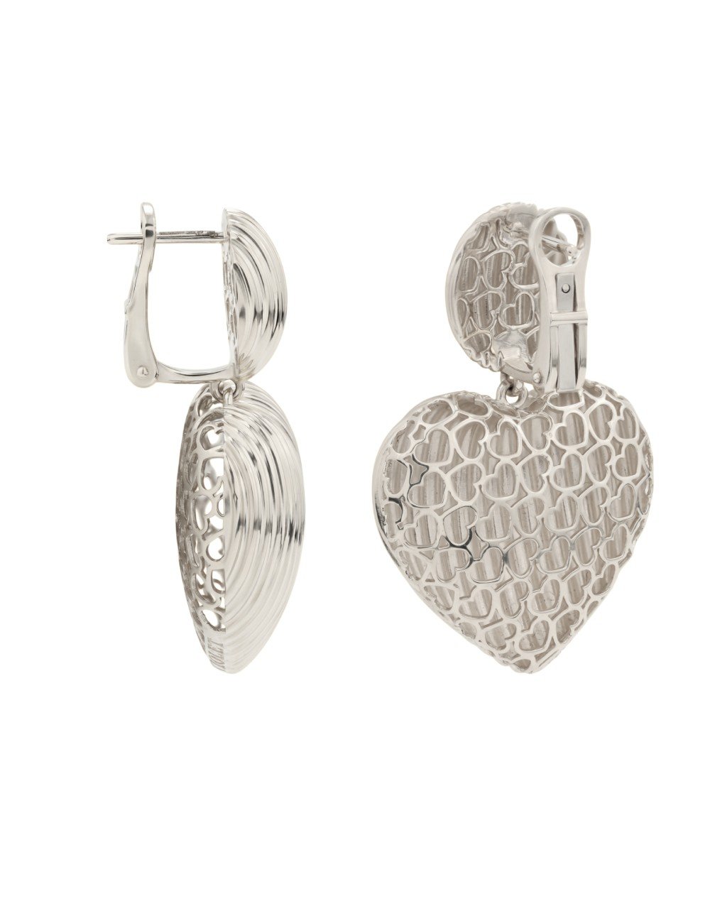 Серьги из белого золота 585 пробы