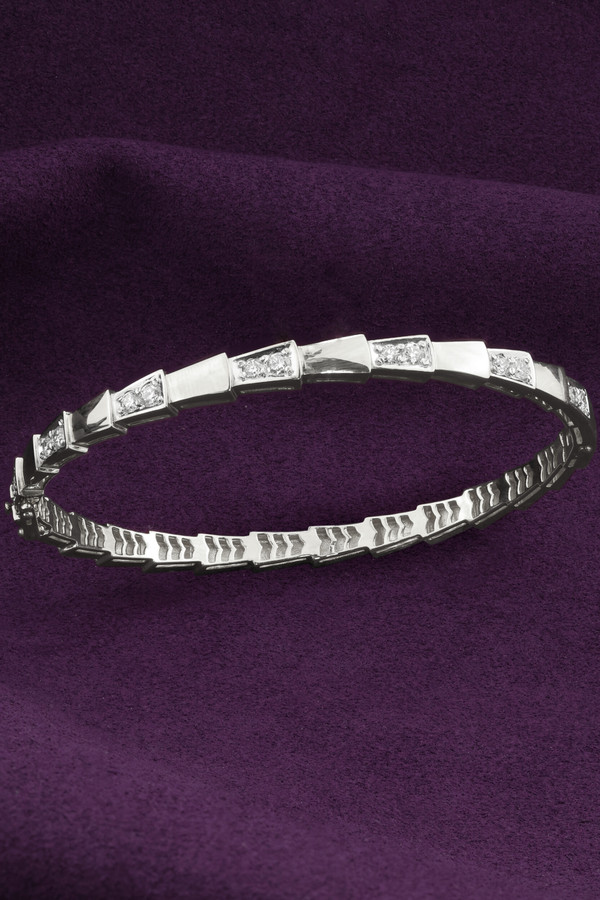 Браслет из белого золота c бриллиантами