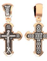 Крест из золота 585 пробы