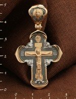 Крест из золота 585 пробы