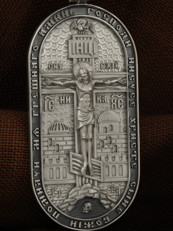 Образок из белого золота