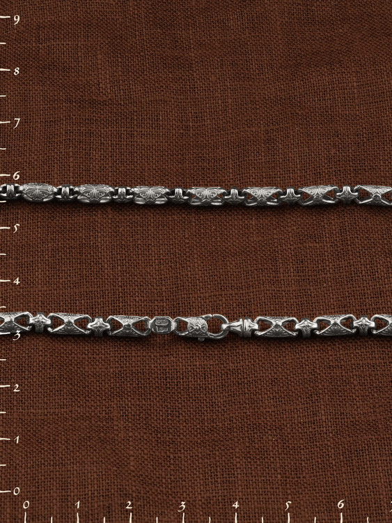 Цепь из белого золота