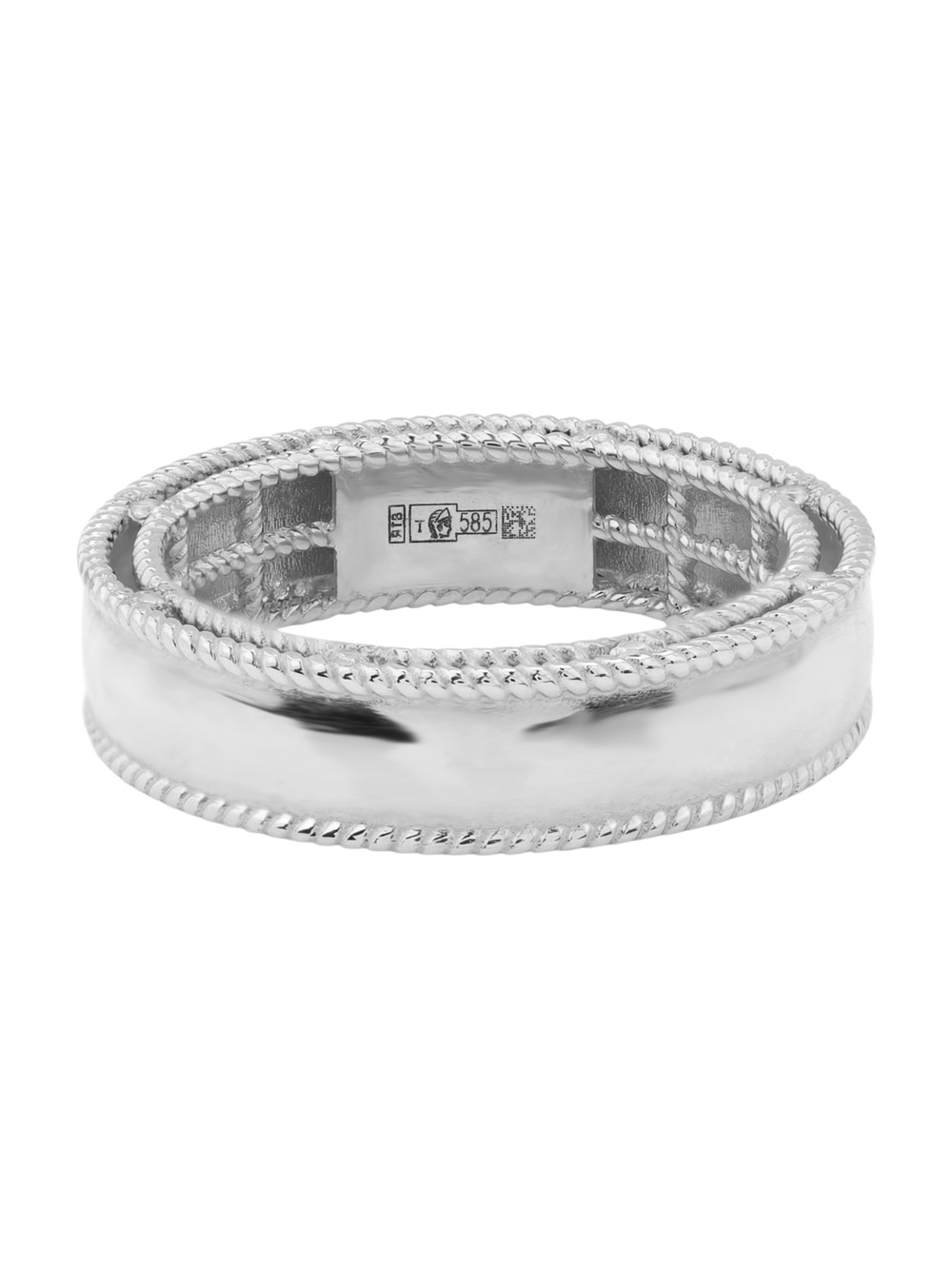 Кольцо из белого золота c бриллиантами