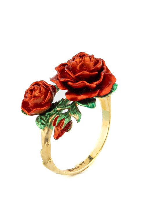 Кольцо из лимонного золота