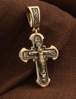Крест из золота 585 пробы