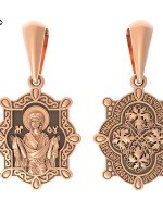 Образок из золота 585 пробы