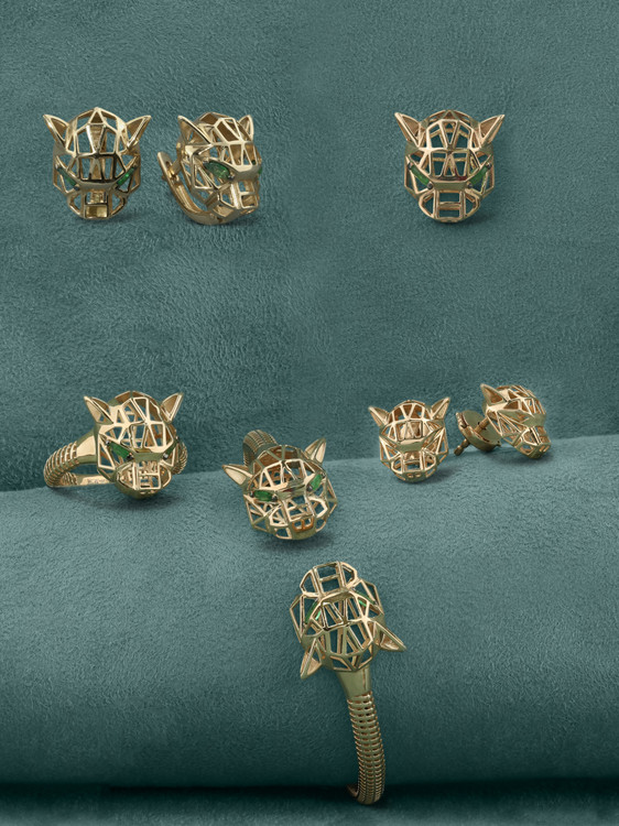 Браслет из золота c изумрудом