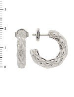 Серьги из белого золота 585 пробы