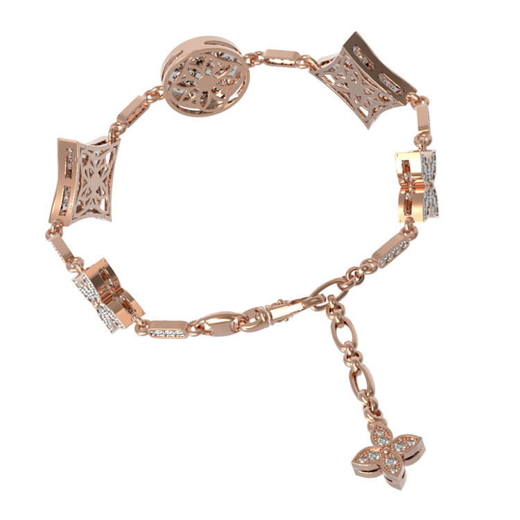 Браслет из золота c бриллиантами