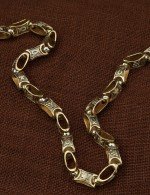 Цепь из лимонного золота 585 пробы