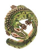Кольцо из золота 585 пробы c эмалью