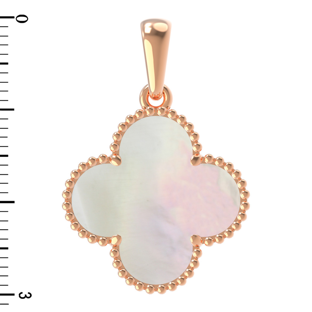 Подвеска из золота c перламутром