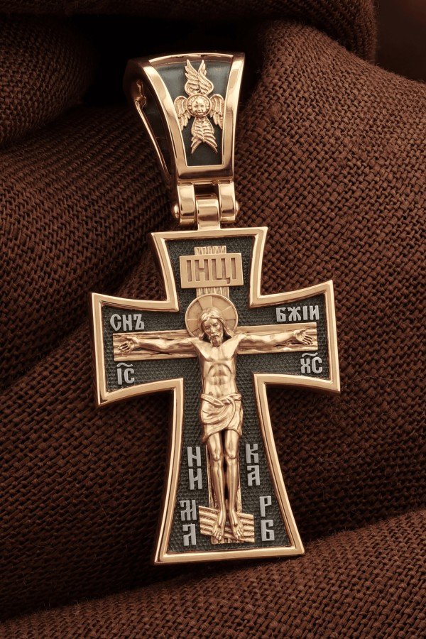 Крест из золота 585 пробы