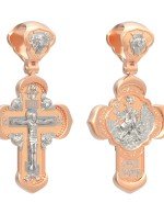 Крест из золота 585 пробы