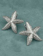Серьги из белого золота 585 пробы