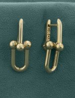 Серьги из лимонного золота 585 пробы