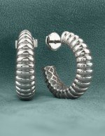 Серьги из белого золота 585 пробы