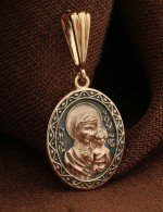 Образок из золота 585 пробы