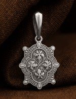 Образок из белого золота 585 пробы